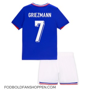 Frankrig Antoine Griezmann #7 Hjemmebanetrøje Børn EM 2024 Kortærmet (+ Korte bukser)